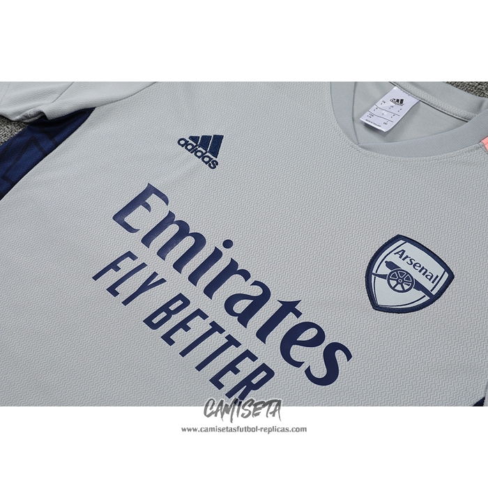 Chandal del Arsenal 2022-2023 Manga Corta Gris - Pantalon Corto